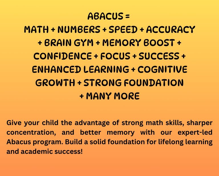 abacus, best abacus, abacus classes by deepa maam