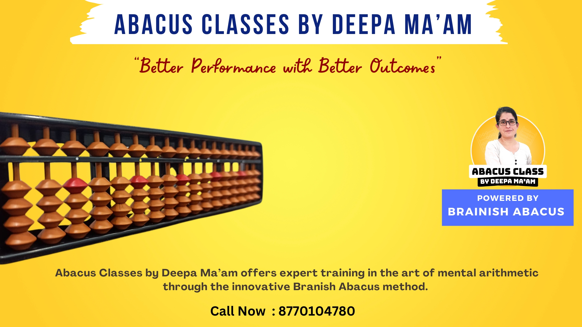 abacus classes by Deepa ma'am, abacus, Brainish abacus